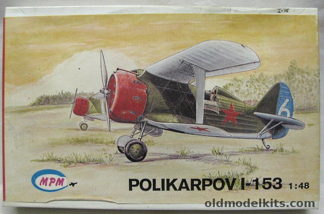 MPM 1/48 Polikarpov I-153 - Soviet Air Forces, MP6007 plastic model kit